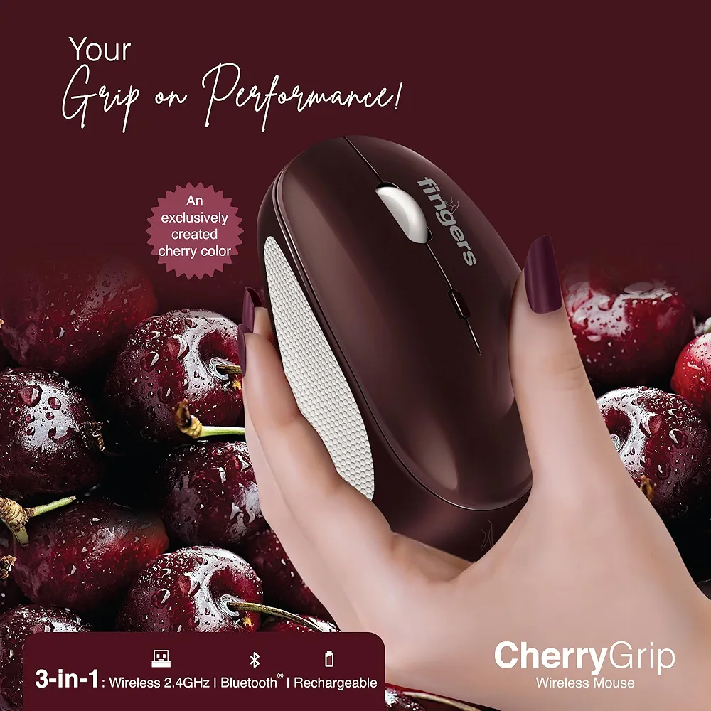 Fingers cherrygrip wireless mouse