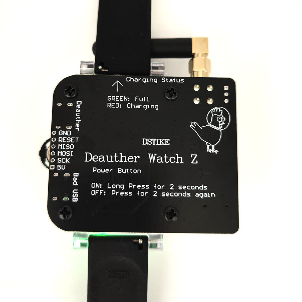 DSTIKE WiFi Deauther Watch ESP8266 OLED Wireless Security Development Board